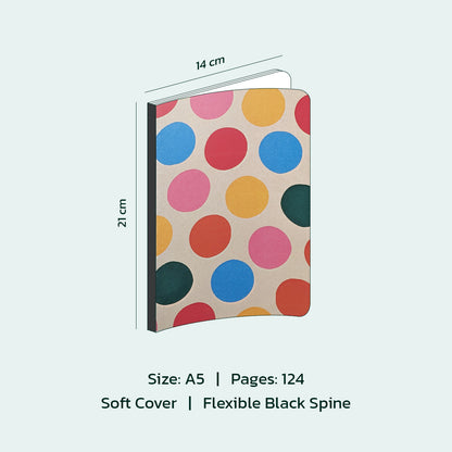 Color Burst Notebook - Dots