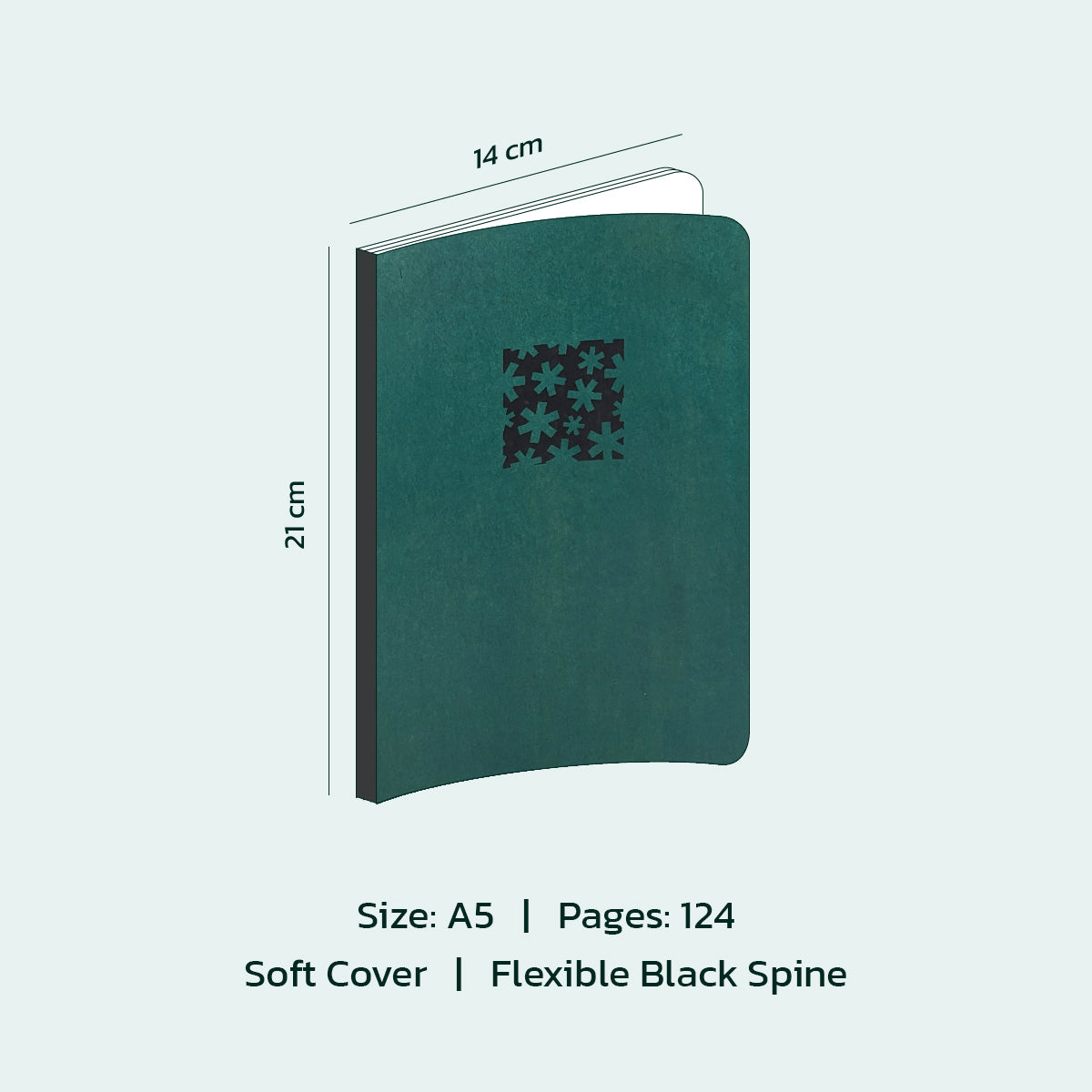 Kraft Notebook - Jade Green