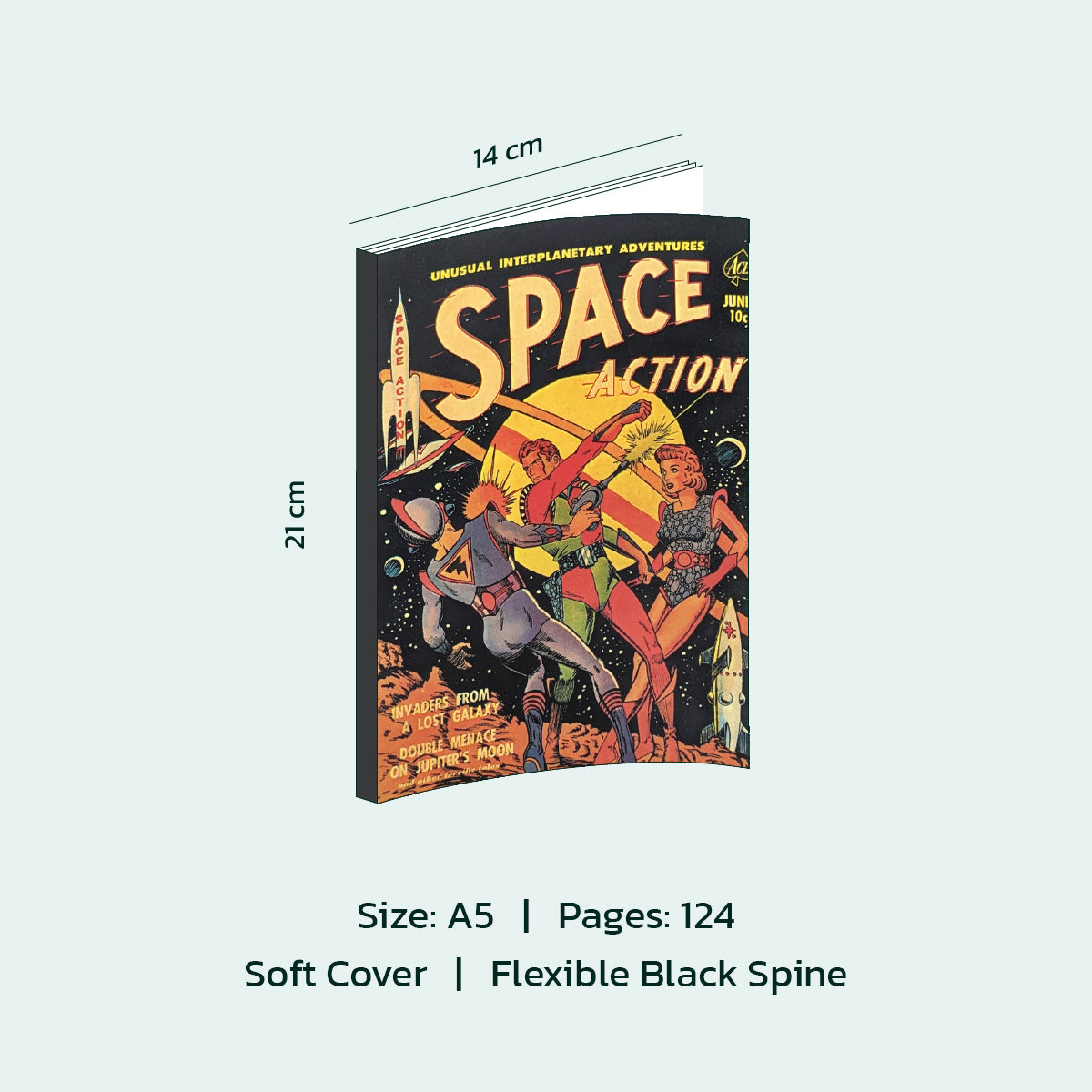 Golden Age of Comics Notebook - Space Action