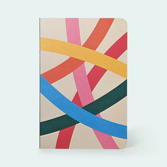 Color Burst Notebook - Ribbons